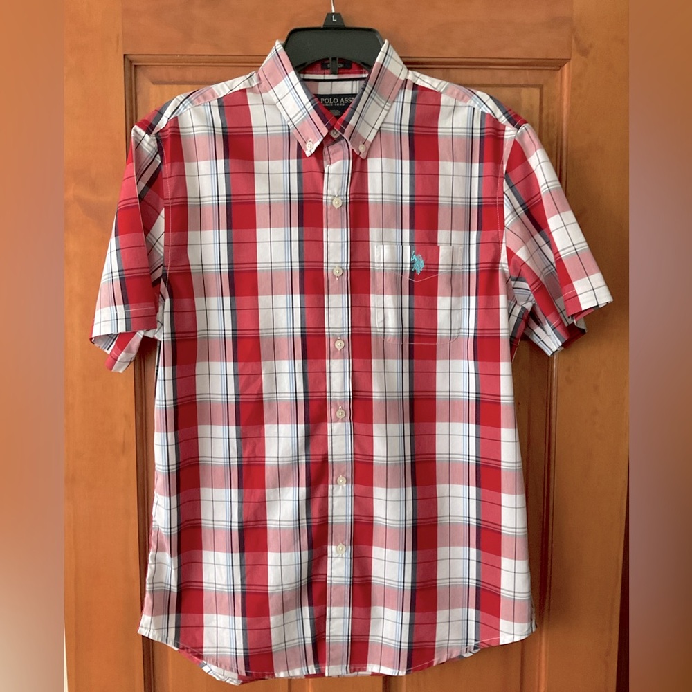 Sale 2 for $10 US Polo Assn. Casual Button Down Stretch Shirt